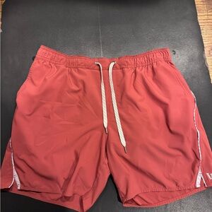 Vuori Men’s Trail Short – Rust/Clay – Size XL